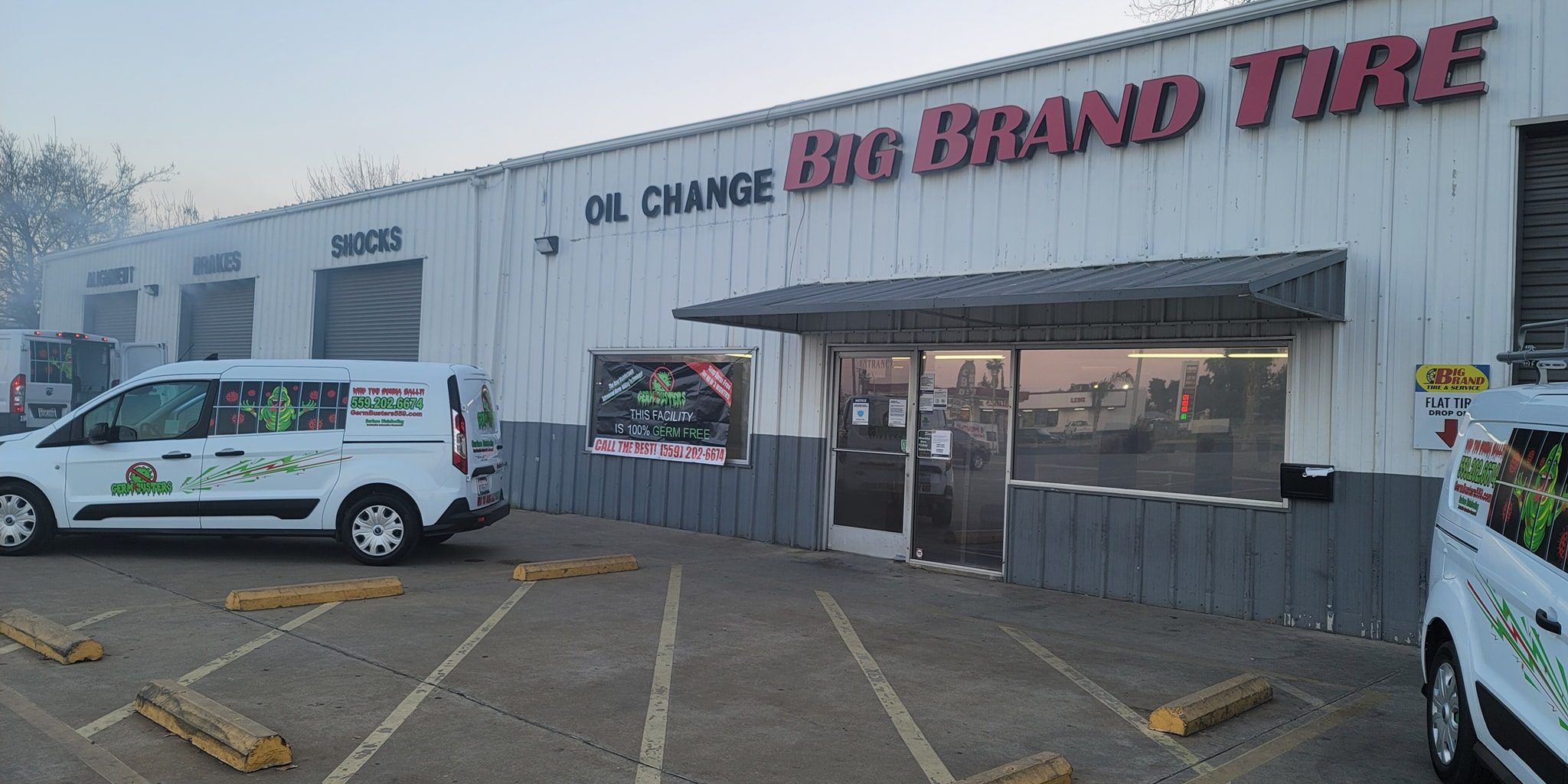 Thank You Big Brand Tire & Service | Germ Busters